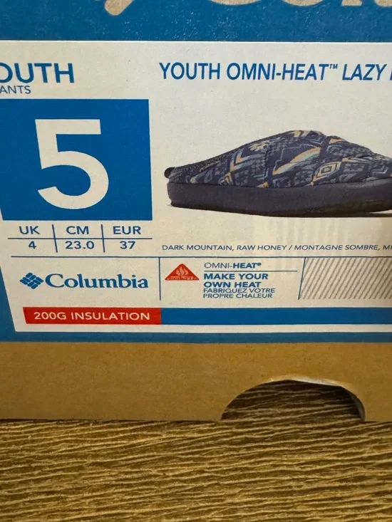 Columbia Unisex-Child / women Omni-Heat Lazy Bend Camper Hiking Mules sz 23 cm - Picture 7 of 8